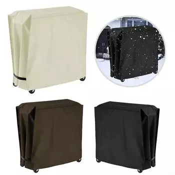 Оставайтесь сухими и защищенными с водонепроницаемым чехлом для уличной тележки-холодильника бежевый