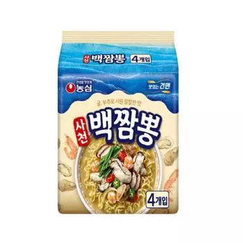 Острая лапша Nongshim White Jjamppong 94 г x 4 шт.