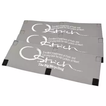 Ostrich Cycling Accessories Cover Set of 3 Gray [Frame A]