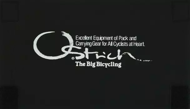 Ostrich Cycling Accessories Cover Set of 4 Black 240 x 140mm [Frame B]