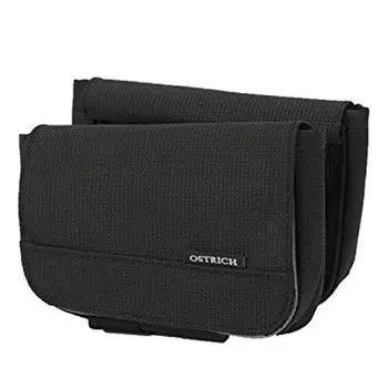 Ostrich Mini Bag Black [Small Pannier]