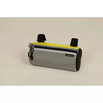 OSTRICH POTARI front bag light gray with belt loop (yellow)