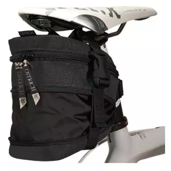 Ostrich Saddle Bag Black [SP-464]