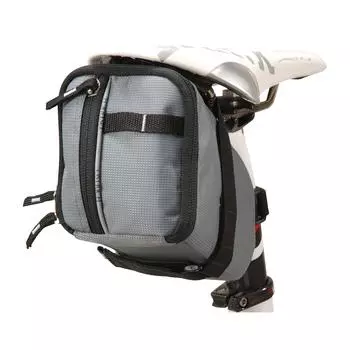 Ostrich Saddle Bag Gray [SP-605]