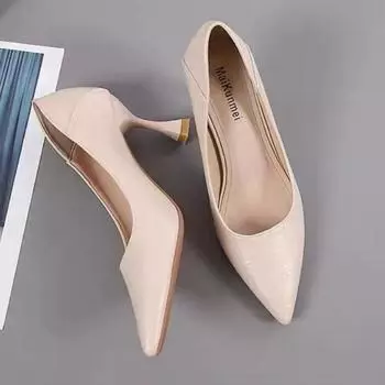 Остроносые женские туфли-лодочки для офиса, сексуальная женская обувь класса люкс — это верный признак последних горячих молодежных модных тенденций и низких цен 34