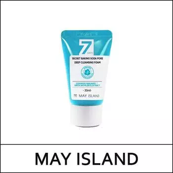[ОСТРОВ МЭЙ] (s) 7Days Secret Baking Soda Pore Deep Cleansing Foam 30 мл / Маленький размер