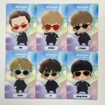 Остров BTS в фотокарточке купона SEOM RM