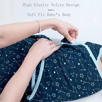 Островное SU3007 3 шт. детское пеленальное одеяло, мягкое хлопковое детское спальное одеяло с милым облаком M 70X58cm Ocean and Ships