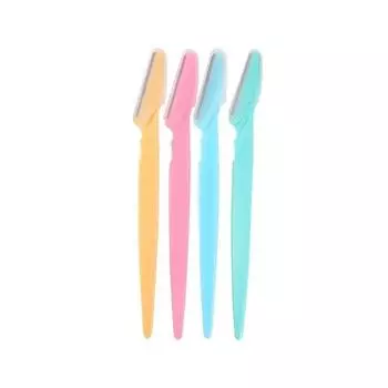 Острые ножницы Триммер для бровей Инструмент для макияжа Инструмент для ухода за бровями Рассыпная упаковка Бритва для бровей Острая Безопасная Эффективная