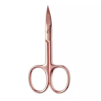 Острые вееры из нержавеющей стали, маленькие ножницы, макияж, удобная ручка, борода, стрижка бороды, косметические волосы в носу, подравнивание бровей серебряный