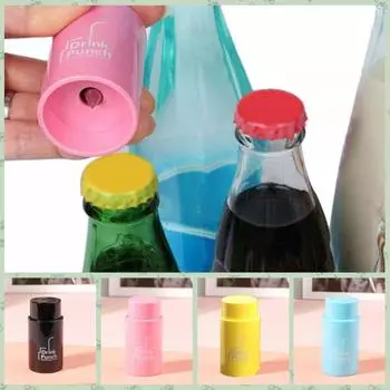 Острый дырокол для крышки бутылки цилиндрическая крышка для бутылки дырокол трубочка для питья синий