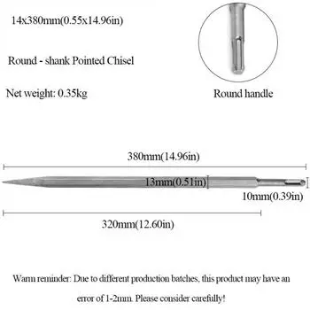 Острый и Плоский Желоб Бетонное Строительство Буровое Долото Кирки Кирки Строительство Зданий Style-A1