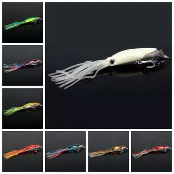 Острый кальмар твердая приманка 12 см 38 г креветки рыболовные снасти рыболовные приманки морская рыбалка style 7