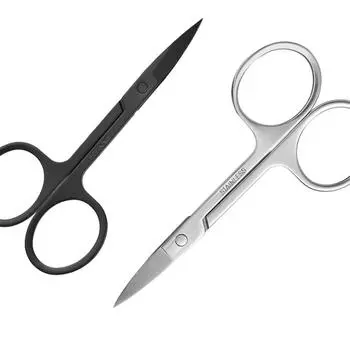 Острый локоть из нержавеющей стали, макияж, стрижка бровей, стрижка волос в носу, брови, борода, ножницы 2.0a серебряный