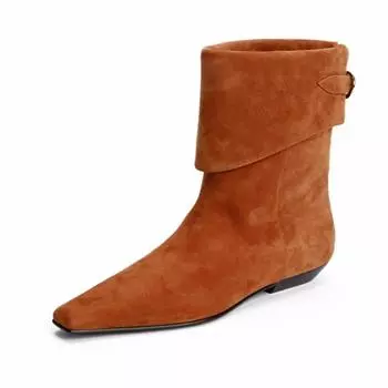 Острый носок женские зимние ботильоны зимняя обувь на плоской подошве дизайнерская мода женские ботинки челси тренд гладиатор леди сапатиллы 35