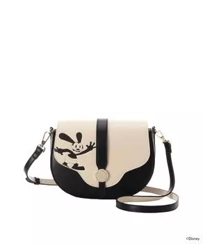 Oswald the Lucky Rabbit Collection Flower Cut Shoulder Bag Girls Black [Samantha Thavasa]