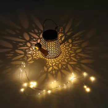 Освещение для улицы, солнечные лейки, колышки для сада, патио, двора, дорожки, украшения Light copper+G Hook_Regular