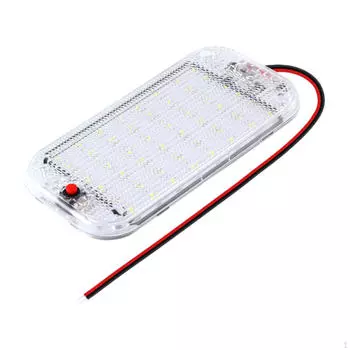 Освещение салона автофургона светодиодный купольный светильник практичный сменный потолочный светильник высокой яркости 48 светодиодов 12 В-85 В