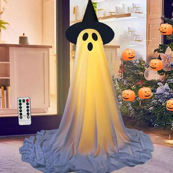 Освещенная призрачная фигура, украшение на Хэллоуин для вечеринок на открытом воздухе 165x30cm