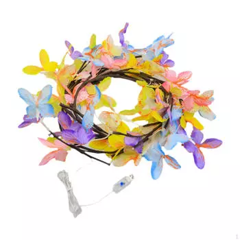 Освещенная ветка рождественской елки искусственная ветка подвесное украшение рождественский декор