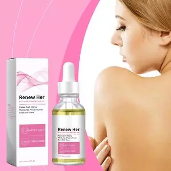 Осветляющее масло для тела восстанавливает тусклую кожу, увлажняет, удерживает влагу, питает, отбеливает, осветляет и выравнивает тон кожи 60 мл One Size