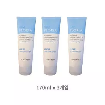 Осветляющий гиалуроновый пилинг-гель Tony Moly Floria, 510 мл, 4 шт.