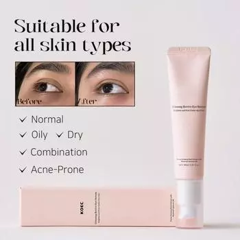 Осветляющий крем для глаз с женьшенем 30 мл Ретиноловый крем для глаз от темных кругов и линий под глазами