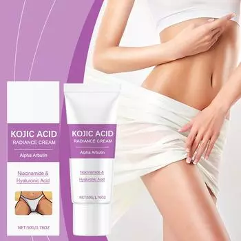 Осветляющий крем для интимных зон с отбеливающим и затемняющим увлажняющим эффектом, подходит для всех частей лица и тела. One Size