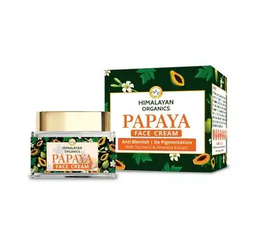 Осветляющий крем для лица с Папайей (50 мл), Papaya Face Cream, Himalayan Organics 18.125