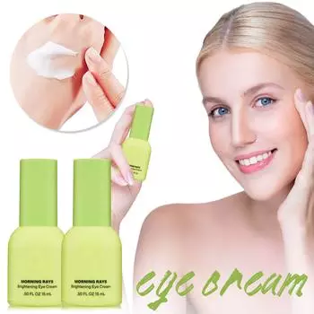 Осветляющий крем для век C Крем для век от темных кругов и отечности Успокаивающий и смягчающий крем для век 15 мл белый