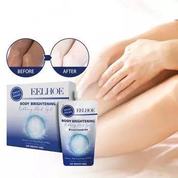 Осветляющий скраб для тела Глубоко очищающая процедура для тела, которая мягко отшелушивает и осветляет кожу, не раздражая кожуСкраб 100g