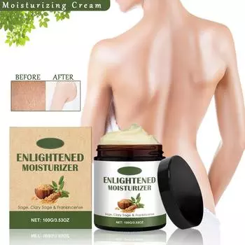 Осветляющий увлажняющий крем и жирный крем питают сухую кожу, повышают эластичность и осветляют тон кожи, 100 г One Size белый