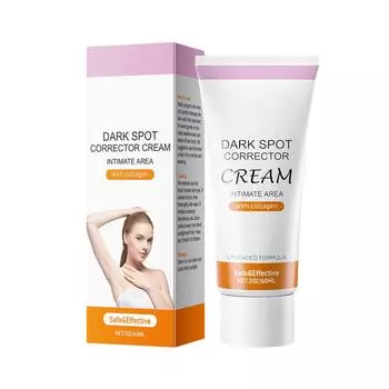 Осветляющий веснушки на лице и теле, удаление темных пятен, подходит для подмышек, линии бикини, осветление кожи 60 г/2 унции белый