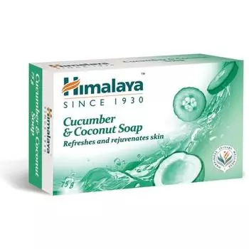 Освежающее огуречное мыло и кокосовое мыло Himalaya Herbals, 75 г