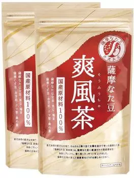 Освежающий чай Healthy Smile Satsuma Nata Bean 30 упаковок x 2 пакетика Набор из натуральных ингредиентов для здоровья