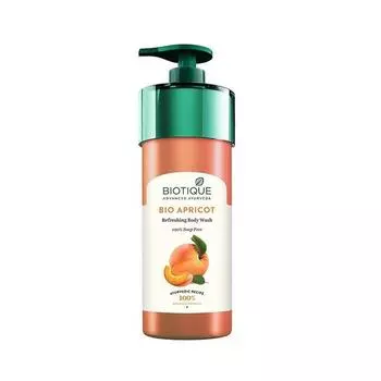 Освежающий гель для душа Biotique Apricot | Сохраняет кожу свежей и чистой | 100% растительные экстракты | Подходит для всех типов кожи | 800 мл