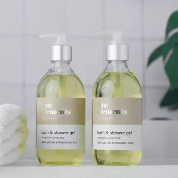 Освежающий гель для душа Kimirica Five Elements | Длительная свежесть | Без парабенов | Мягкий для кожи | 100% веганский гель для душа | 300 мл