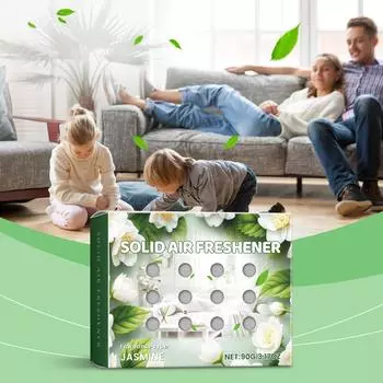 Освежающий гель с ароматом жасмина, длительное действие, действие 30 дней, для автомобильного шкафа, общее использование, для улучшения запаха, гель-плагин One Size