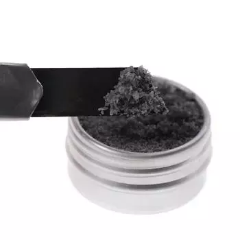 Освежающий крем для жала паяльника, чистая паста для железного жала, черная банка с антипригарным покрытием 1 PCS