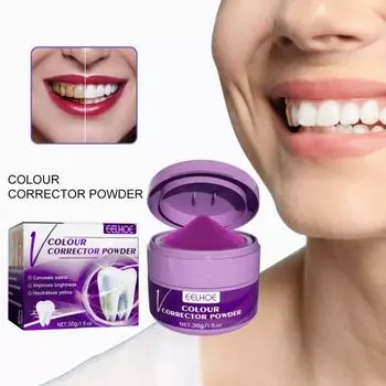 Освежающий, нежный, улучшенная яркость, инструмент для ухода за полостью рта, глубокая очистка, удаление пятен налета, порошок