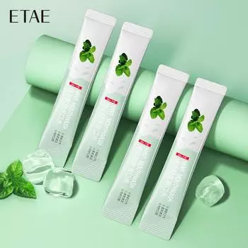 Освежающий ополаскиватель для полости рта с мятой: Освежает дыхание, очищает ротовую полость, защищает зубы, легкий и портативный.