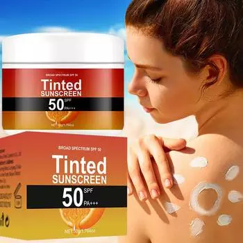 Освежающий солнцезащитный крем, УФ-лучи не способствуют загару и солнечным ожогам, Изоляция, Унисекс 50+ Солнцезащитный крем