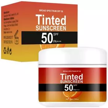 Освежающий солнцезащитный крем УФ-лучи не способствуют загару и изоляции солнечных ожогов Унисекс 50+ Солнцезащитный крем One Size