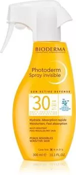 Освежающий солнцезащитный спрей для лица Spf 30 TU прозрачный