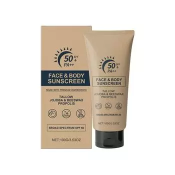 Освежающий защитный крем 100 г Мягкий увлажняющий освежающий крем для наружного применения с легкой текстурой, нежирный крем для кожи One Size