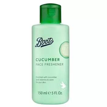Освежитель для кожи Boots Cucumber Skin, обогащенный витаминами для сияющей кожи для всех типов кожи, 150 мл - Тайский 150 ml зелёный