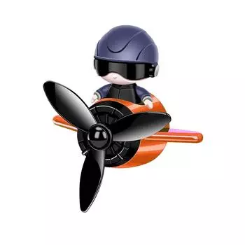 Освежитель воздуха для автомобиля Ароматерапия Автомобильные аксессуары Внутренний диффузор духов Вращающийся пропеллерный выход Аромат Дизайн красный