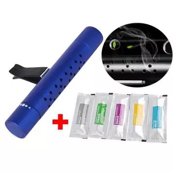 Освежитель воздуха для автомобиля Авто Распылитель для парфюмерии Автомобильный кондиционер Клип Твердые духи чёрный