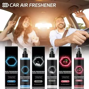 Освежитель воздуха для автомобиля, дезодорант-спрей, свежий туалетный дезодорант-спрей, бытовой, 100 мл. Доступны три варианта One Size чёрный