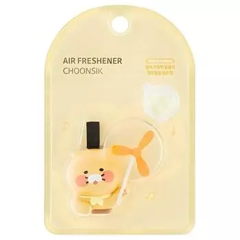 Освежитель воздуха для автомобиля Kakao Friends Chunsik Pinwheel, белый цветочный, 1 шт., корейский аксессуар для автомобиля